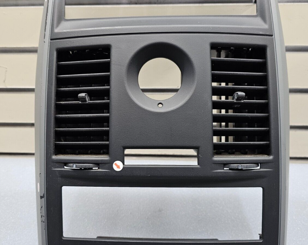 08-10 Grand Caravan Town Country Dash AM FM Radio Stereo Trim Bezel Panel Black