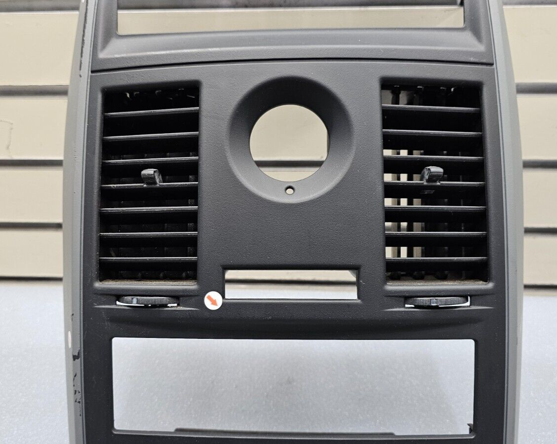 08-10 Grand Caravan Town Country Dash AM FM Radio Stereo Trim Bezel Panel Black