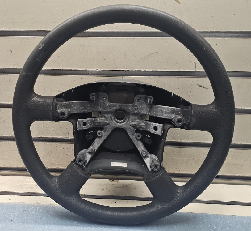 🔥02-05 Ford Explorer Steering Wheel Leather CRUISE CONTROL Assembly Black OEM