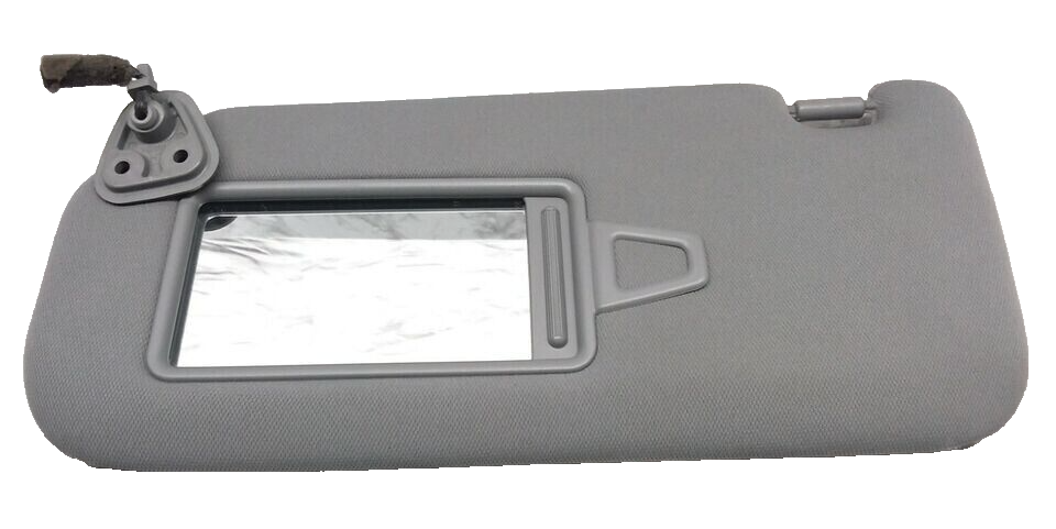 07-10 Hyundai Elantra Front Left Driver LH Sun Visor With Mirror Cloth Gray OEM