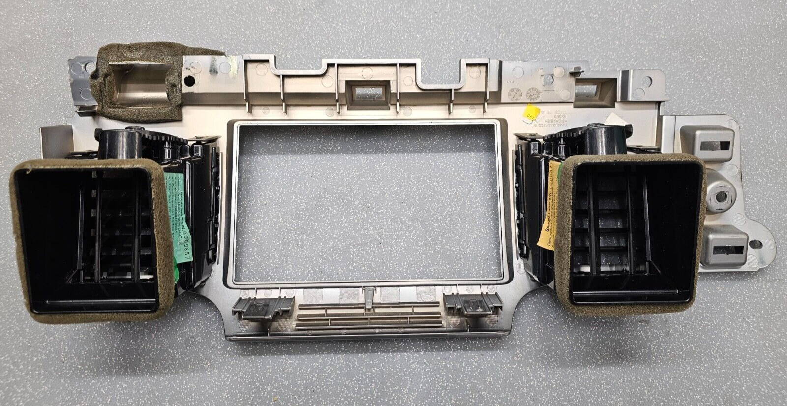 🔥09-12 LINCOLN MKS Dash Radio Stereo Display Trim Bezel Instrument Panel Silver