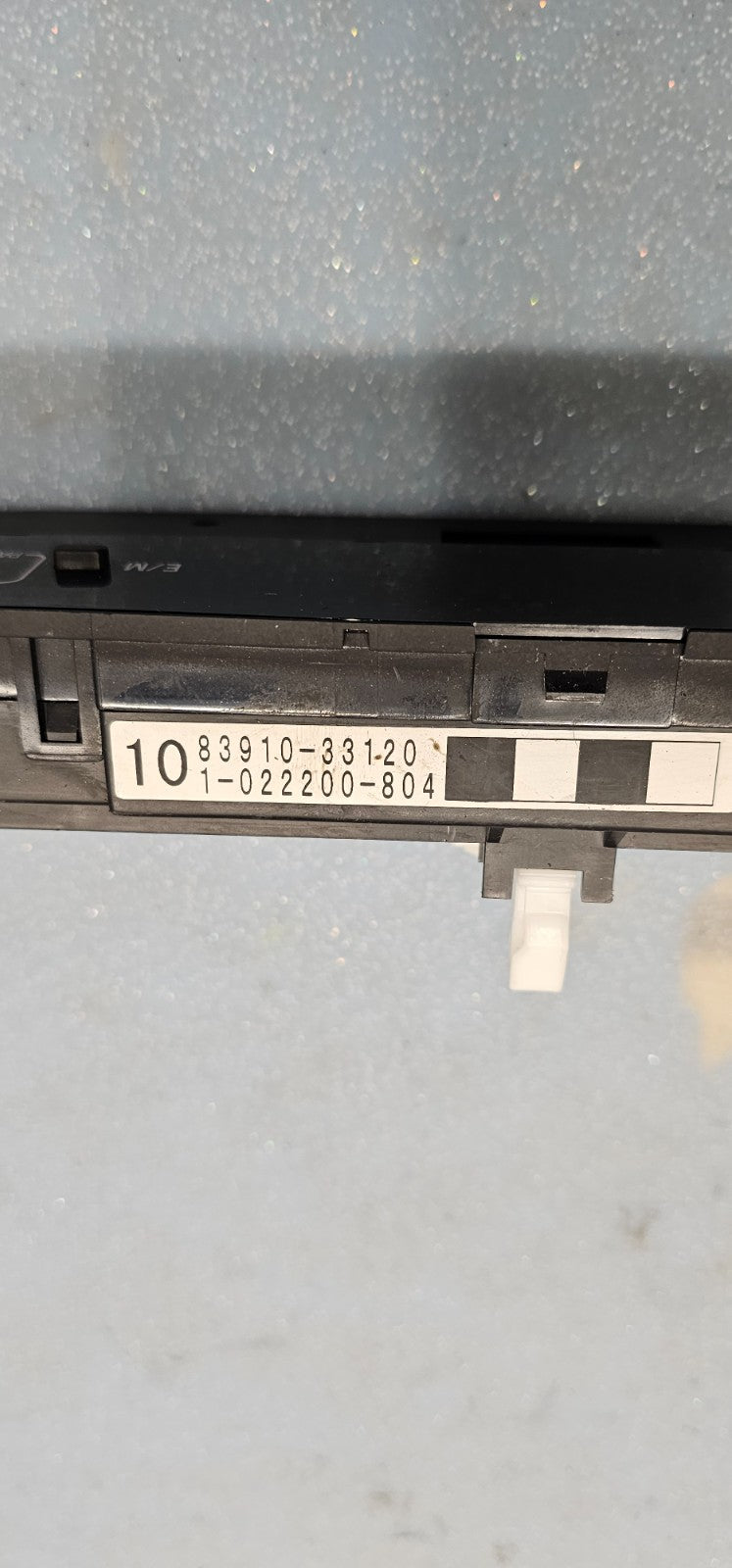🔥03-06 Camry Dash Digital Clock Hour Minute Time Display E/M Switch Assembly
