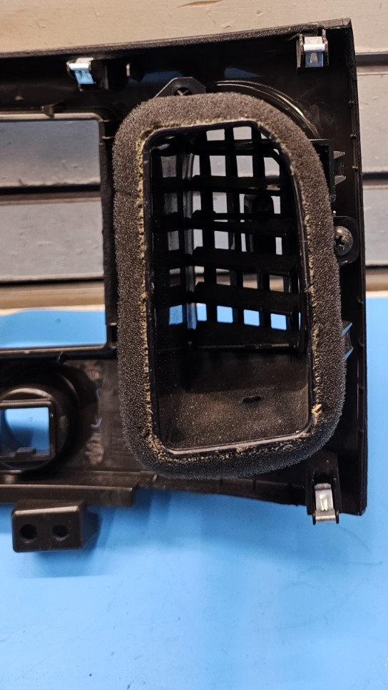 🔥09-14 Nissan Cube Front Dash Center Radio Trim Bezel Panel Black OEM
