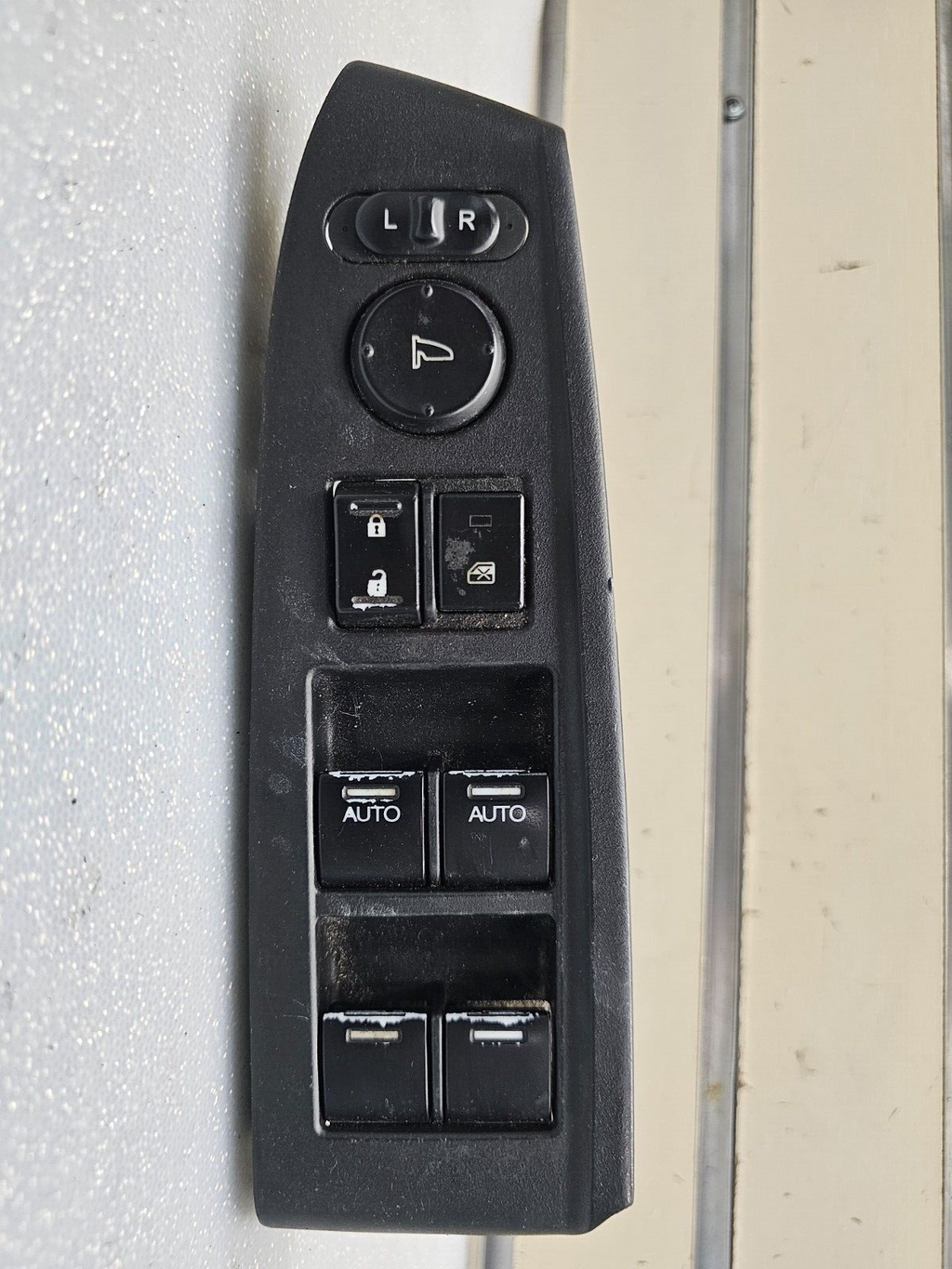 08-12 ACCORD Left Driver Door Master Power Window Lock Switch Assembly Black OEM