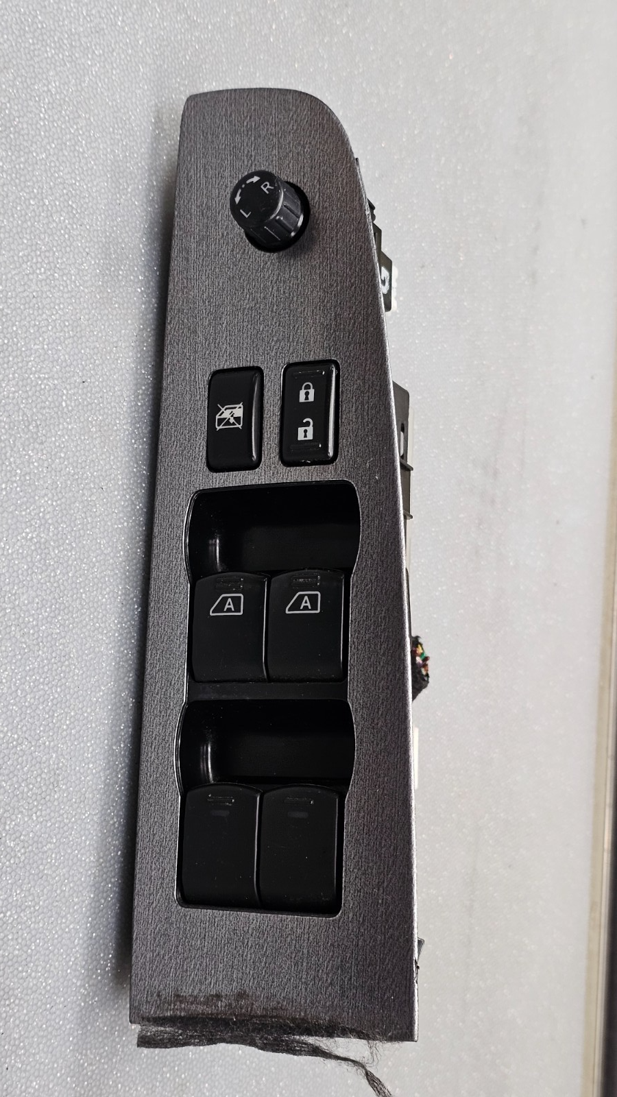 🔥07-12 ALTIMA LEFT DRIVER MASTER POWER WINDOW CONTROL SWITCH ASSEMBLY SILVER