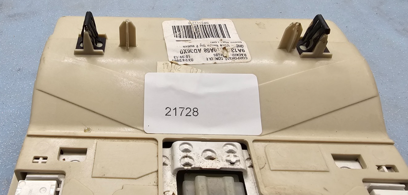 🔥07-14 Ford Edge Overhead Console Storage Compartment Dome Light Assembly TAN
