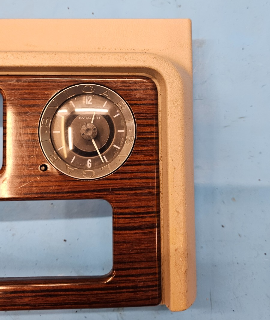 🔥03-06 Cadillac Escalade Center Console Upper Bezel Trim Clock Bezel  Wood OEM