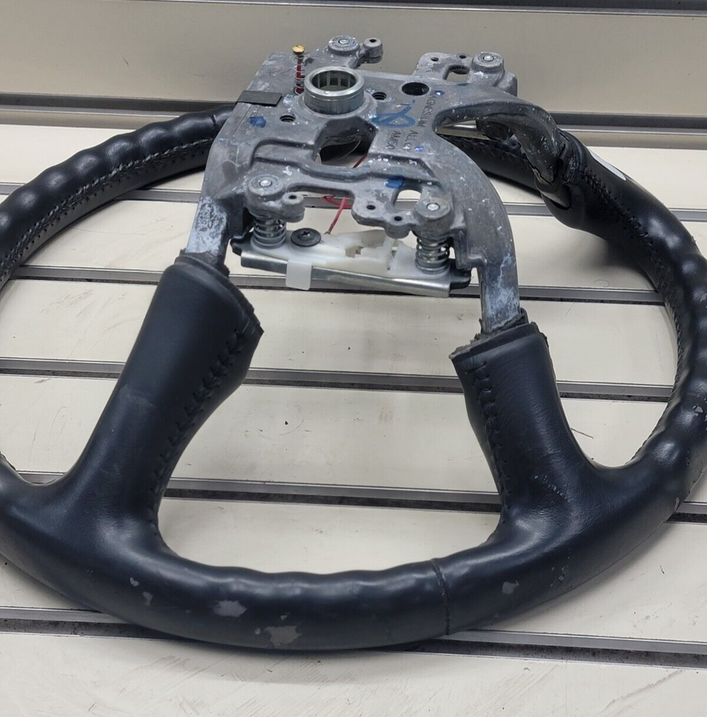 99-02 Chevy Silverado Tahoe Suburban Sonoma Blazer Steering Wheel Leather Black