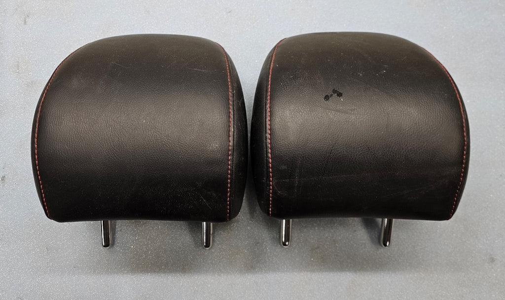 🔥11-14 Nissan Juke SV Headrest Rear Seat Head Rests Set Pair LH RH Cloth Black
