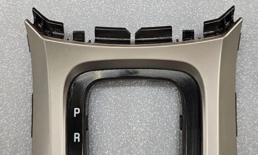🔥08-13 CADILLAC CTS FLOOR SHIFTER BEZEL COVER PANEL TRIM SILVER OEM