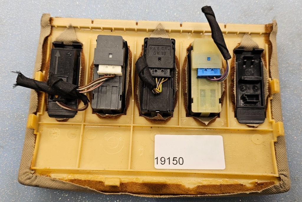 🔥2004–2010 BMW 5 Series Sunroof Control Switch Overhead Console TAN OEM