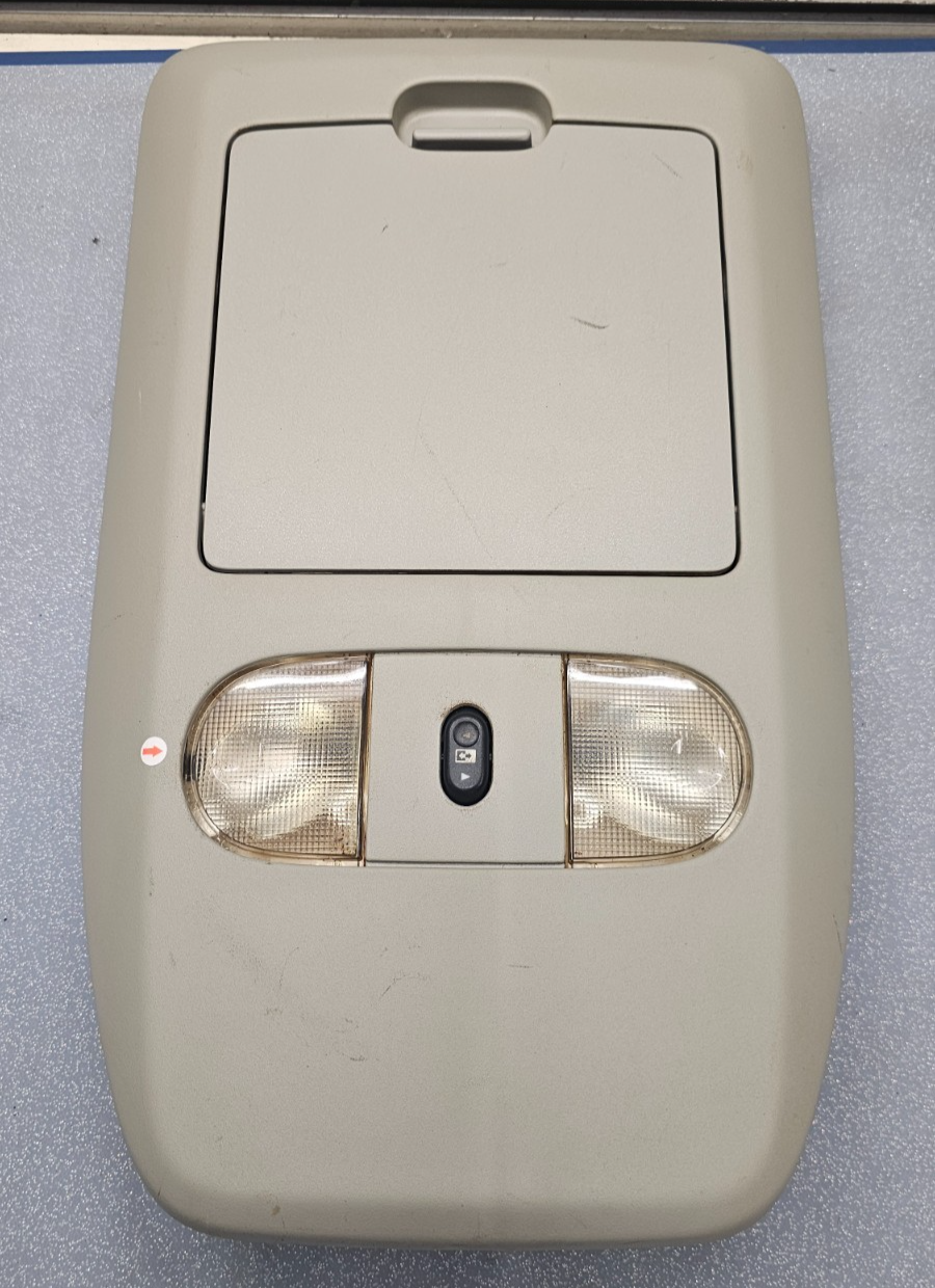 🔥04-08 Ford F-150 F150 Overhead Console DOME Light Lamp Roof🔴Storage GRAY 09