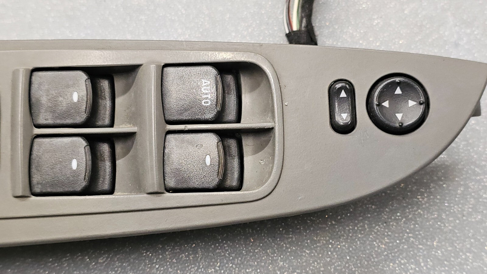 🔥10-12 Chevy Malibu Left Driver Master Power Window Mirror Switch Assembly Gray