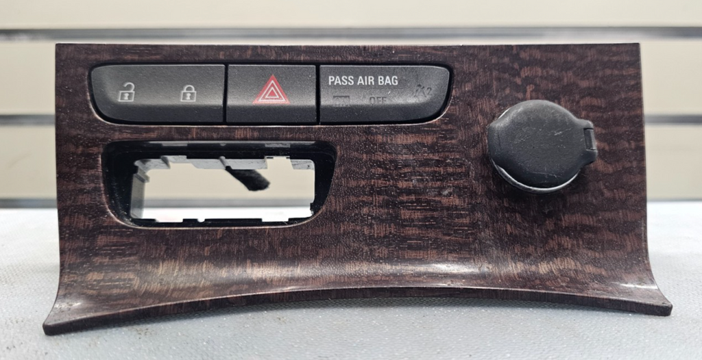 🔥13-16 Malibu Flasher Hazard Relay Switch Lock Traction Control Panel Wood