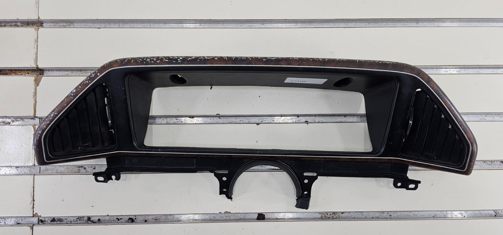 🔥87-91 Ford F150 F250 BRONCO Dash Instrument CLUSTER Bezel Speedometer Wood
