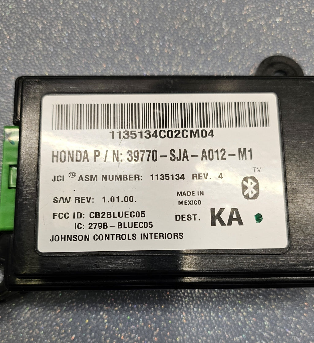 🔥05-08 ACURA RL FRONT LEFT DRIVER BLUETOOTH CELLPHONE CONTROL MODULE UNITE
