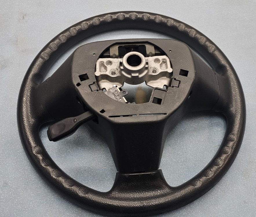 🔥06-12 TOYOTA RAV4 LEFT DRIVER STEERING COLUMN WHEEL COVER LEATHER BLACK OEM