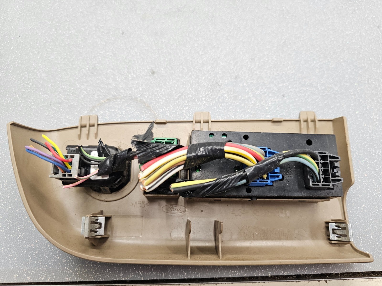 🔥04-08 Ford F-150 Left Driver Master Main Window 2 Door Switch Control TAN WS24