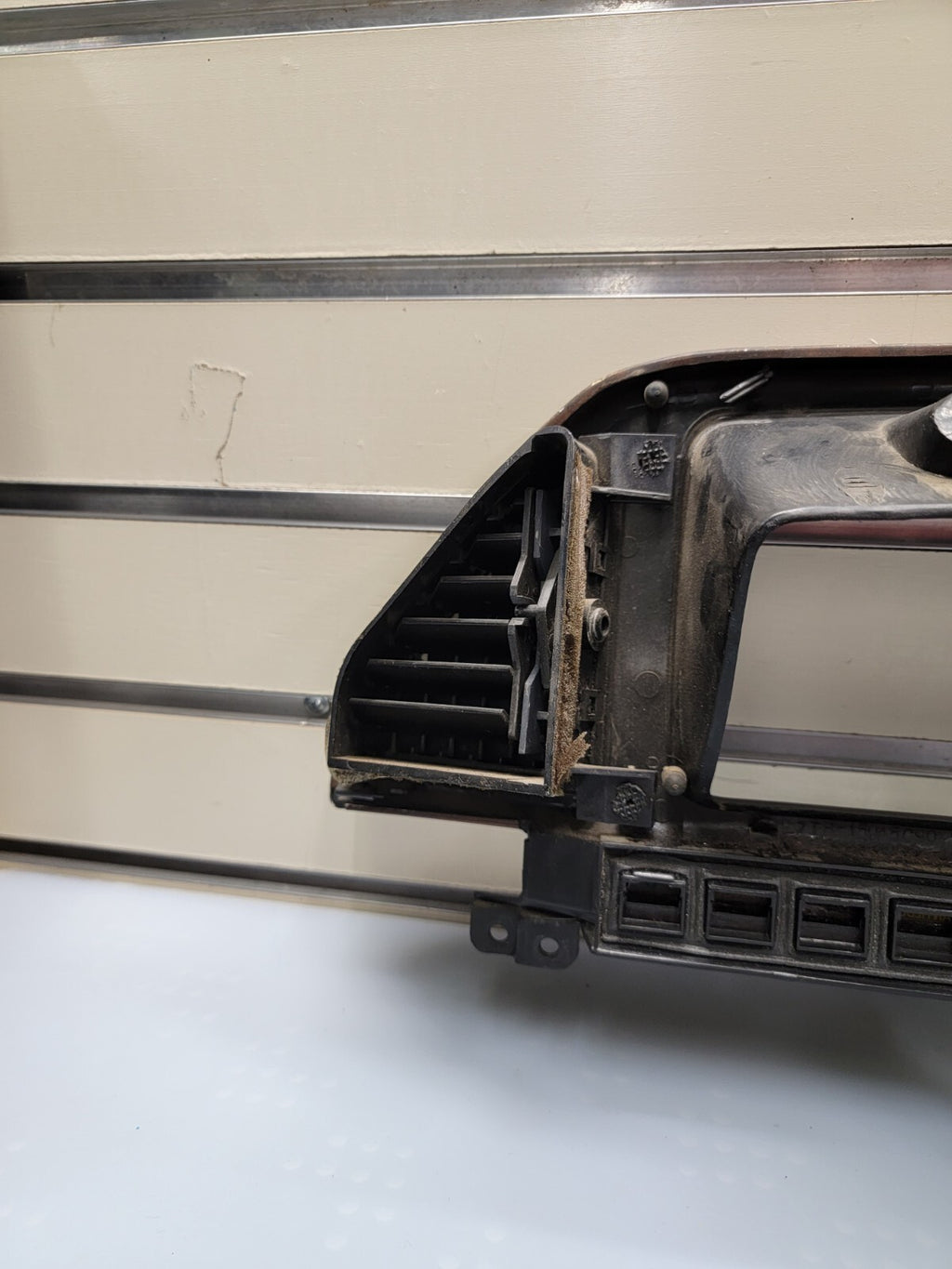 🔥87-91 Ford F150 F250 F350 BRONCO Dash CLUSTER BezelSpeedo Gauge Trim Black C11