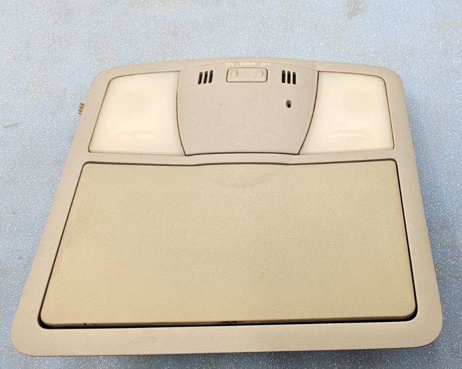 07-12 Nissan Altima Sunroof Overhead Console Dome Light Map Storage Assembly Tan