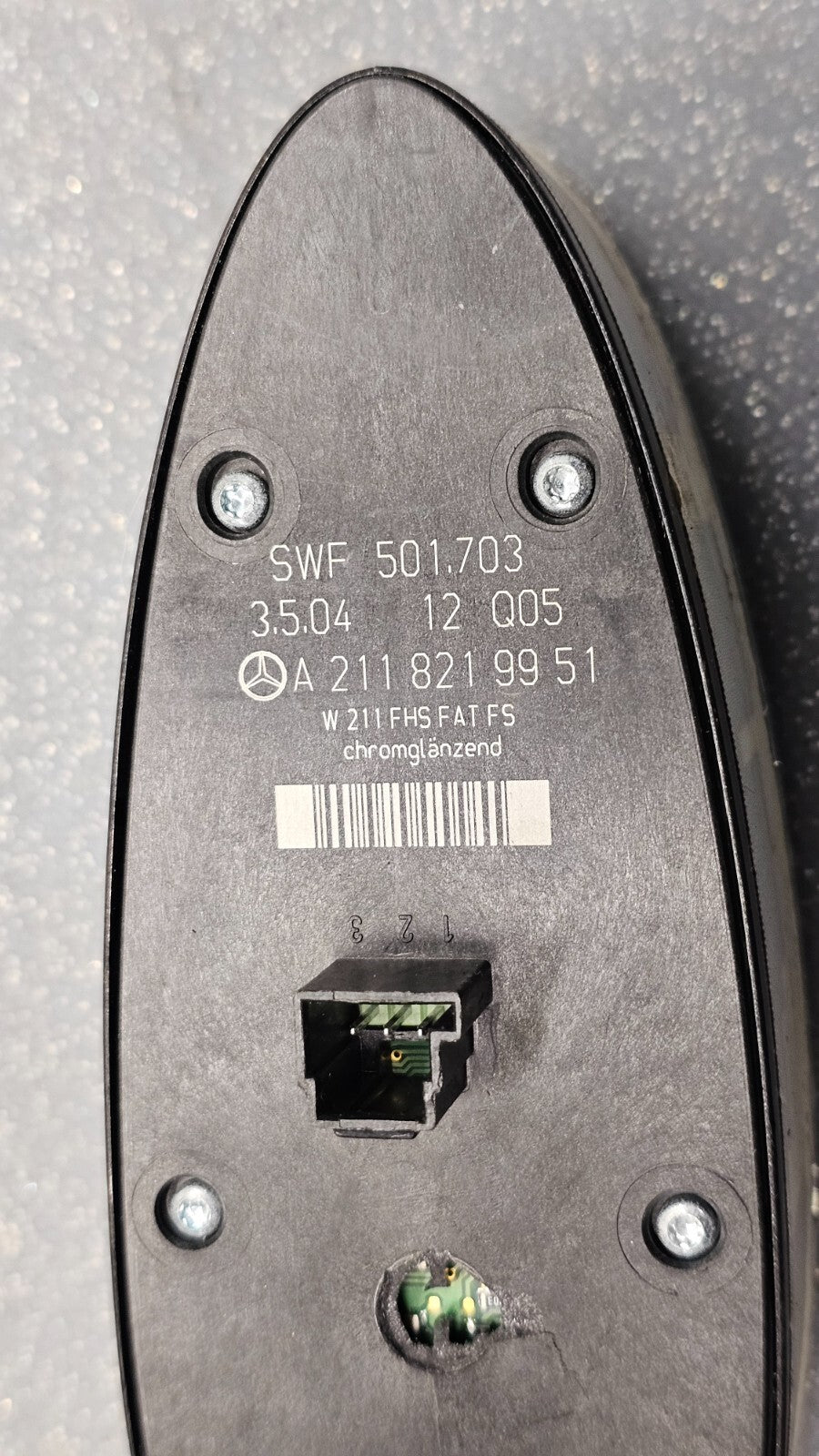 🔥03-09 Mercedes-Benz E280 E300 E500 Front Left Driver Power Window Switch Black