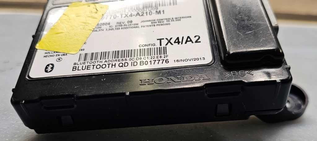 🔥2013-2016 ACURA RDX BLUETOOTH CONTROL MODULE HFT HFL FREE LINK UNIT ASSEMBLY