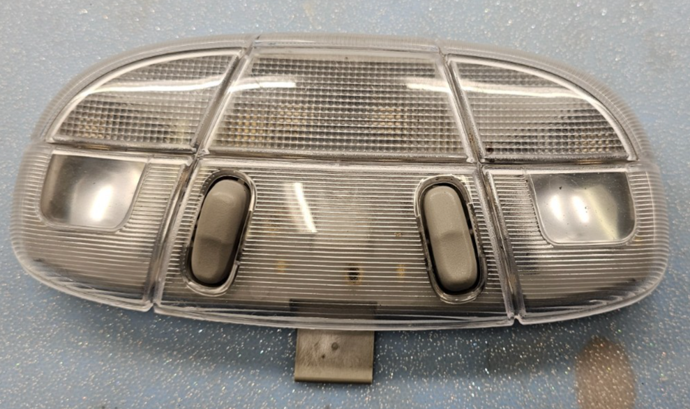 🔥06-10 FORD F150 F250 F350 FUSION OVERHEAD CONSOLE DOME LIGHT LAMP CORE GRAY