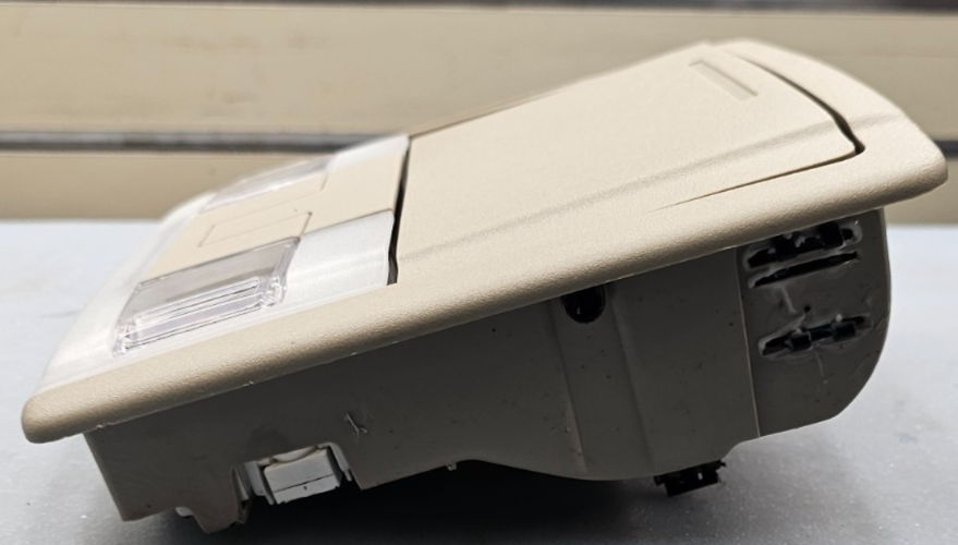 🔥07-19 EDGE TAURUS F150 FRONT OVERHEAD CONSOLE DOME LIGHT STORAGE ASSEMBLY TAN