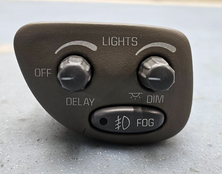 🔥00-03 Pontiac Bonneville Fog Light Headlight Switch Control Instrument Panel