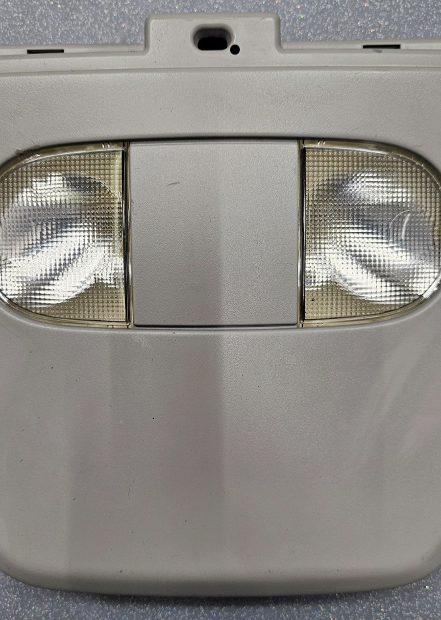🔥04-08 Ford F-150 Overhead Console Front Center Dome Map Lights Roof Rail GRAY