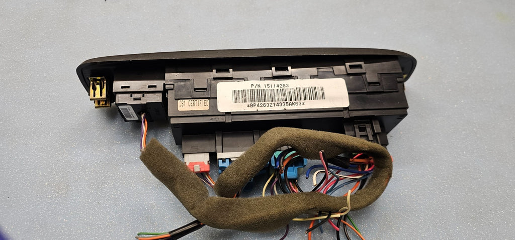 🔥02-05 GMC ENVOY Window Door Switch Front LEFT Master Driver Assembly BLACK OEM