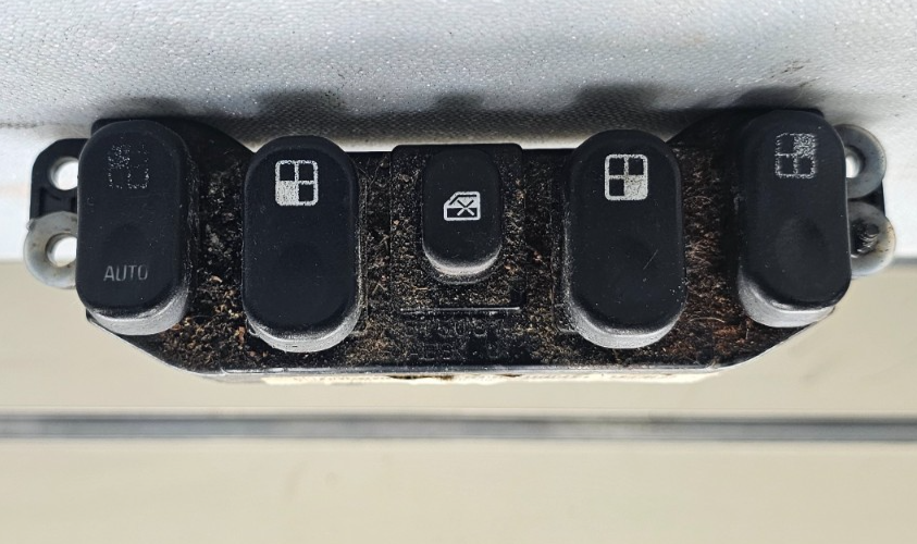 🔥05-06 Equinox Left Driver Master Power Window Door Switch Black Assembly OEM