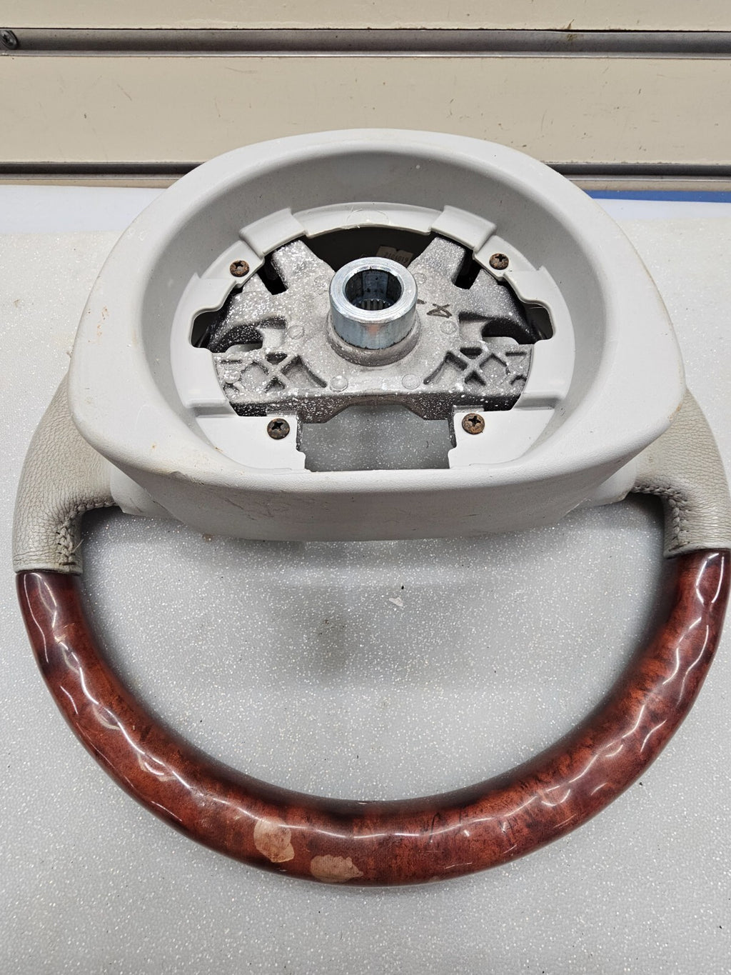 🔥2003-2006 LINCOLN NAVIGATOR Steering Driver Wheel GRAY/WOODGRAIN Fits