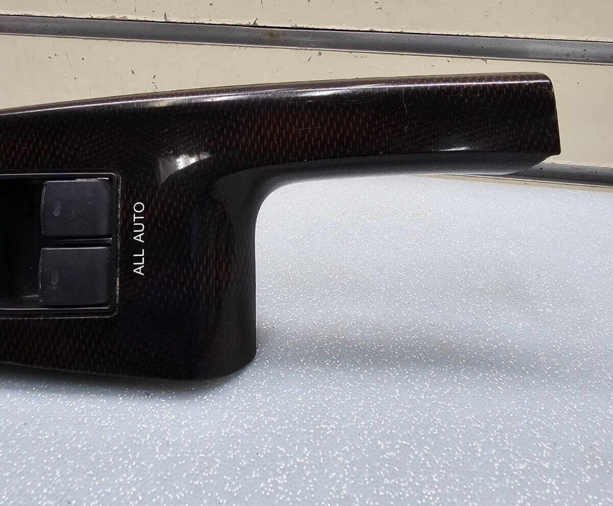 10-14 Prius Camry Venza Left Driver Master Power Window Door Control Switch WOOD