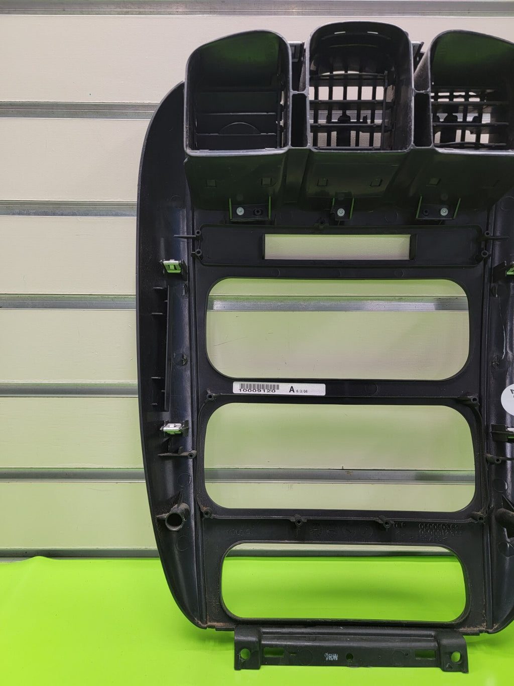 🔥01-07 Dodge Caravan Town & Country dash radio climate TRIM bezel carbon fiber