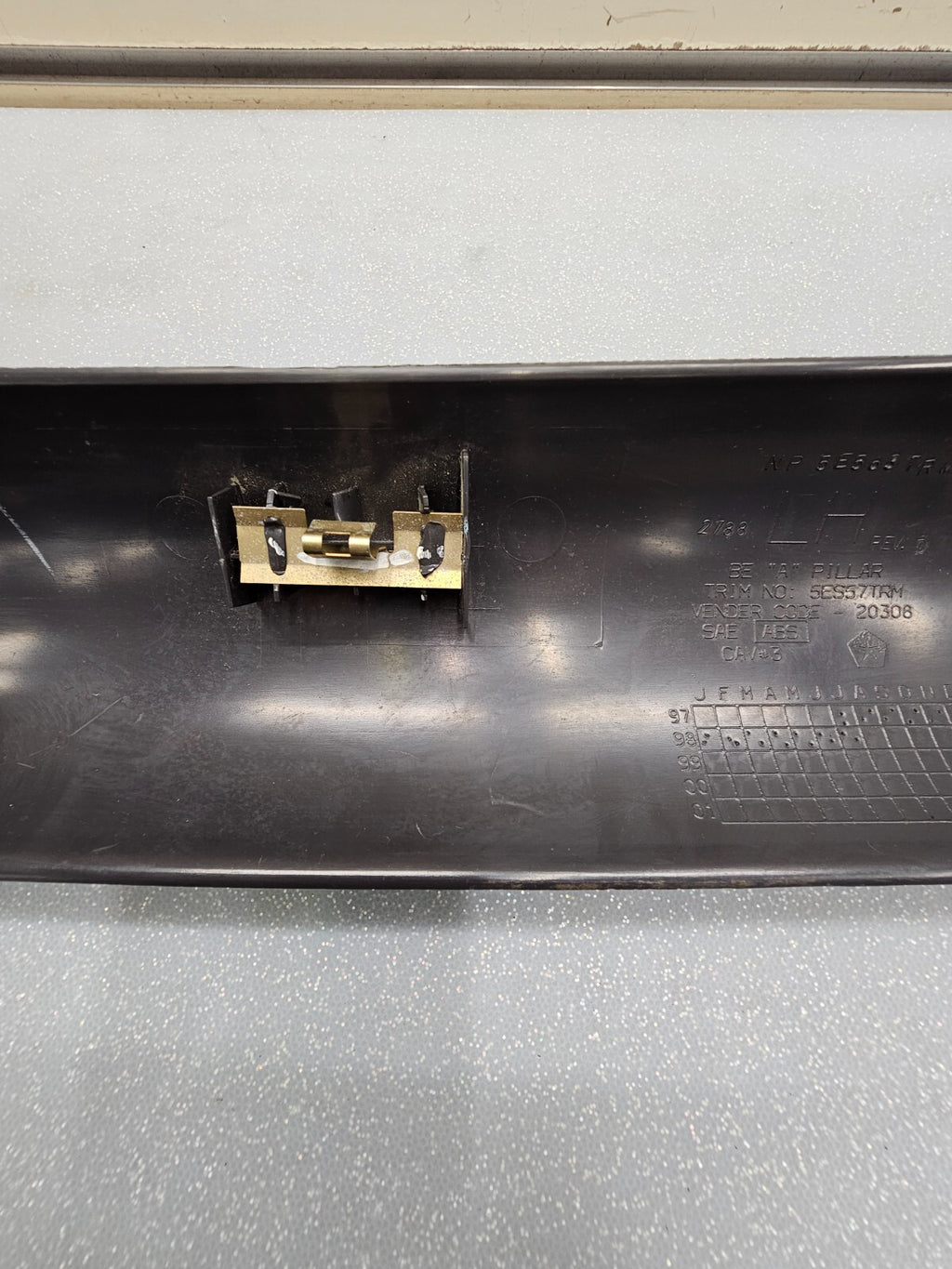 🔥98-01 Dodge RAM A Pillar Panel Trim Molding LEFT DRIVER Side BLACK
