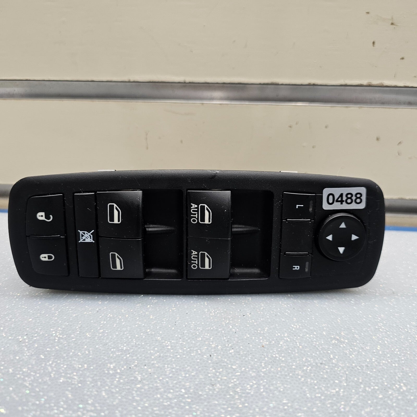 🔥12-16 Grand Caravan Town Country Master Left Driver Window Switch BLACK WS29