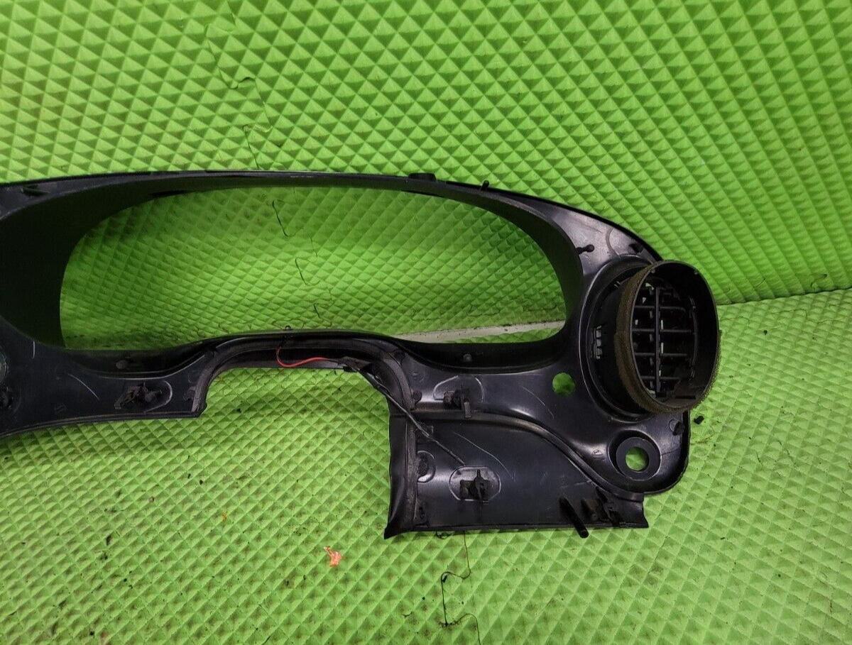 🔥97-03 Ford E-150 Econoline Dash Gauge Cluster Bezel Climate Radio Trim Black