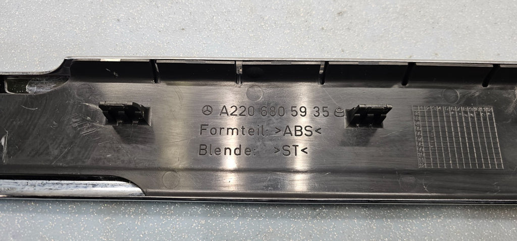 🔥03-06 MERCEDES W220 S430 FRONT LEFT RIGHT SCUFF STEP COVER PLATE PANEL OEM