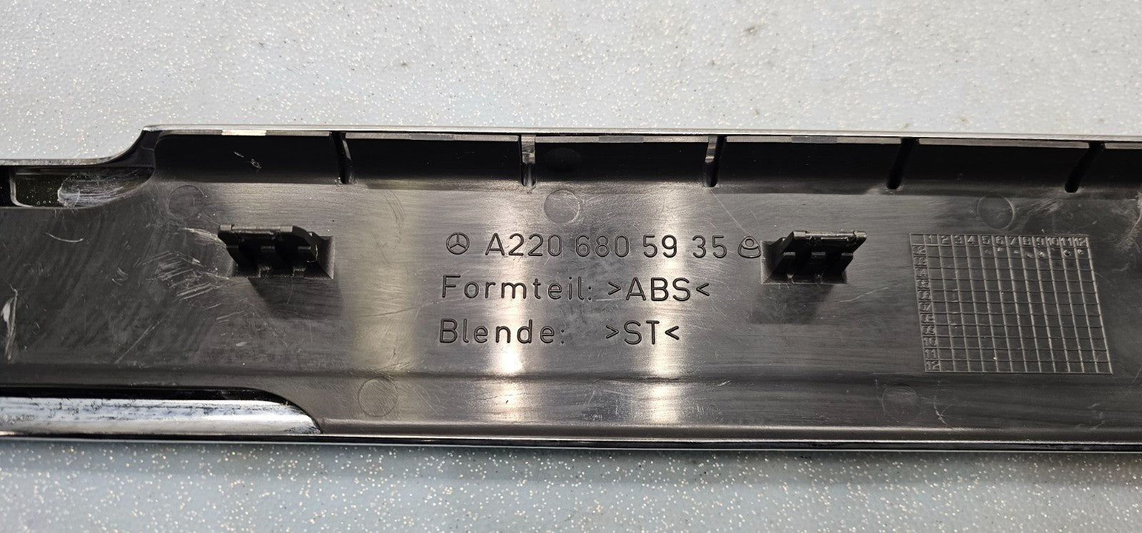 🔥03-06 MERCEDES W220 S430 FRONT LEFT RIGHT SCUFF STEP COVER PLATE PANEL OEM