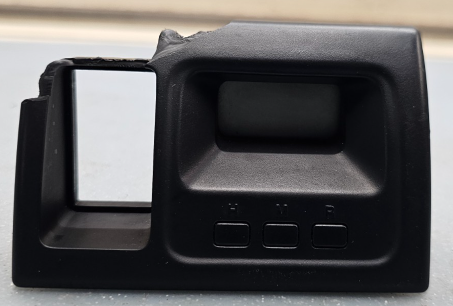 🔥98-02 Honda Accord Center Dash Clock Hazard Switch Board Digital Button Black