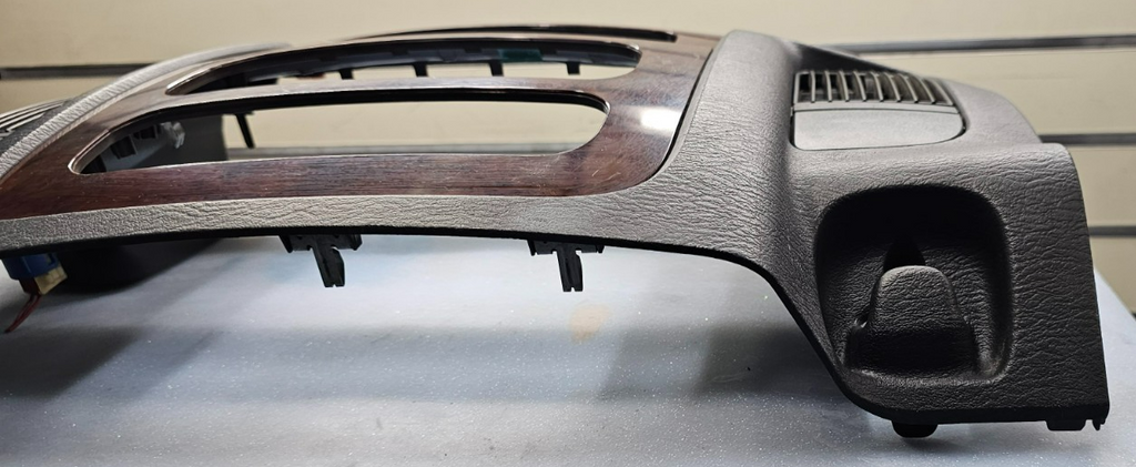 🔥02-05 Dodge RAM Dash RADIO Audio Stereo Bezel Climate Panel Black/Wood B10