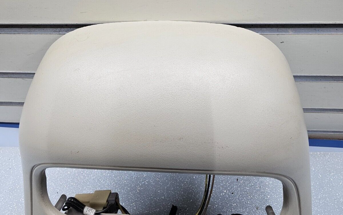 🔥02-05 Dodge RAM Overhead Console DOME Map Light Roof Storage Compartment Tan05