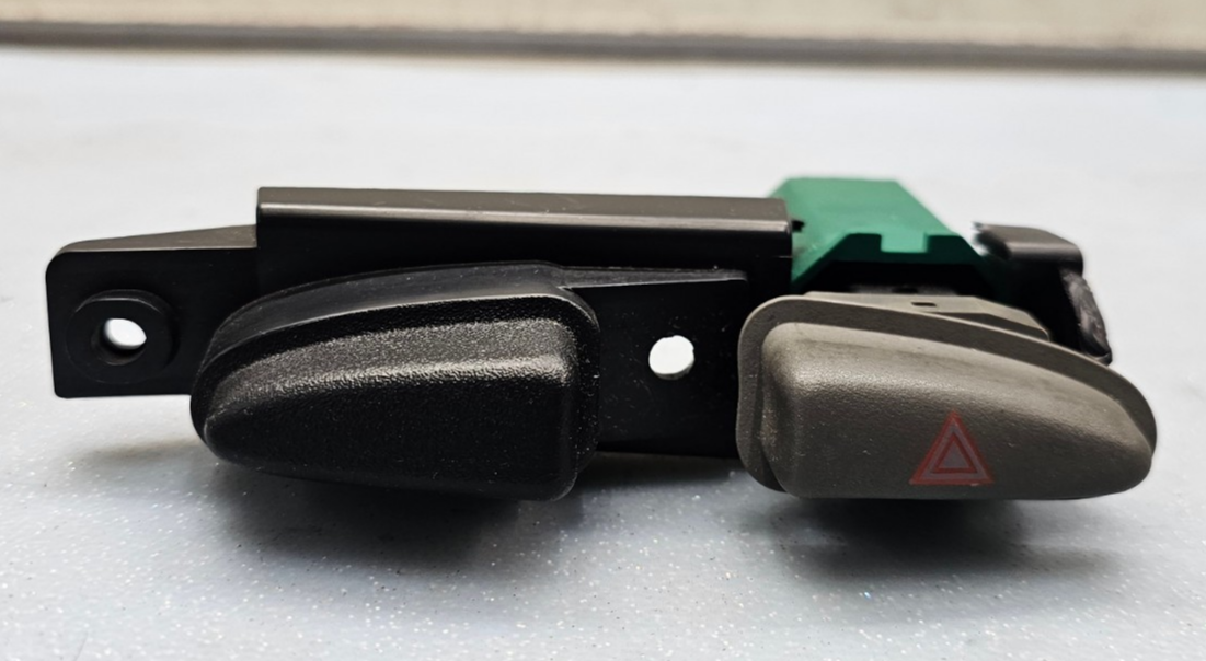 99-05 Pontiac Grand Am Hazard Flasher Light Emergency Warning Switch Black/Gray