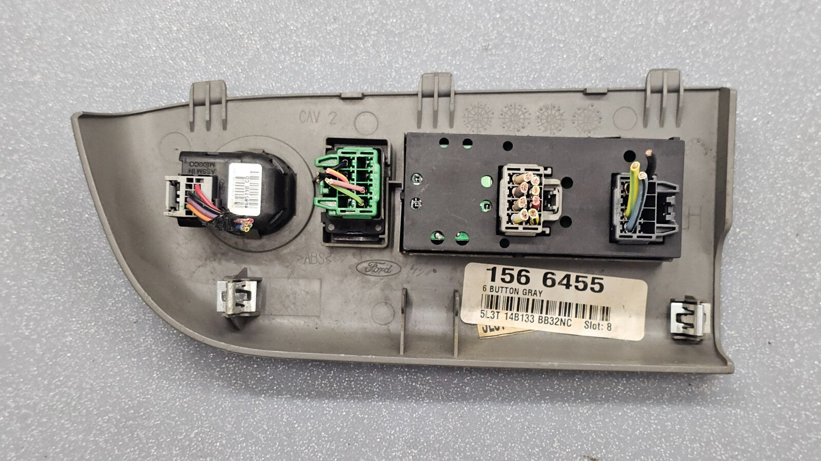 🔥04-08 Ford F150 Left Driver Master Door Window Power Switch Control Gray WS24