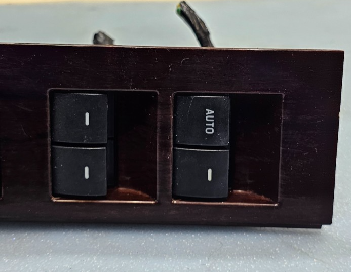 🔥06-10 EXPLORER MOUNTAINEER FRONT LEFT DRIVER MASTER WINDOW LOCK SWITCH WOOD