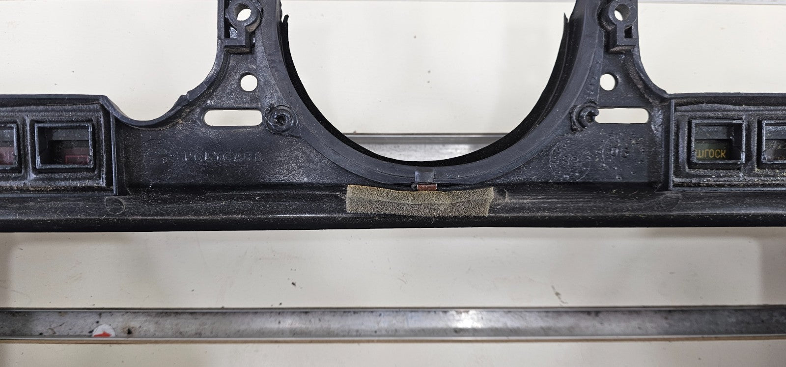 🔥87-91 Ford F150 F250 BRONCO Dash Instrument CLUSTER Bezel Speedometer Wood