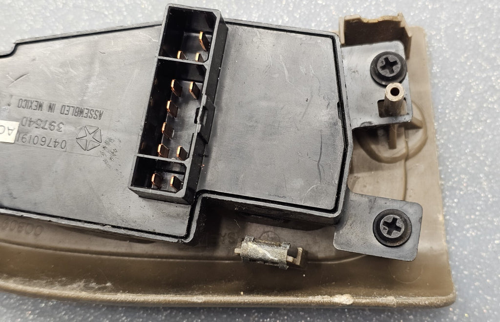 🔥99-04 Dodge Intrepid 300M Left Driver Master Power Window Control Switch Tan
