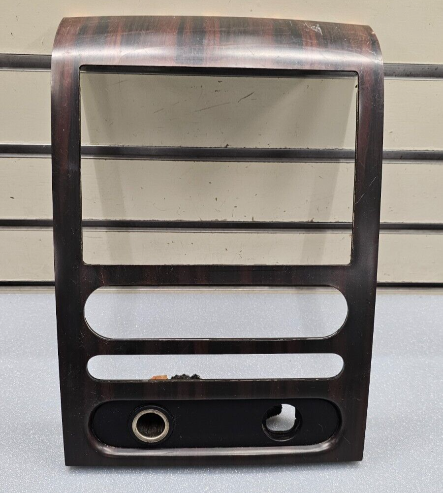 🔥04-08 Ford F150 Dash AM FM Radio Stereo Display Climate Bezel Trim Panel Wood