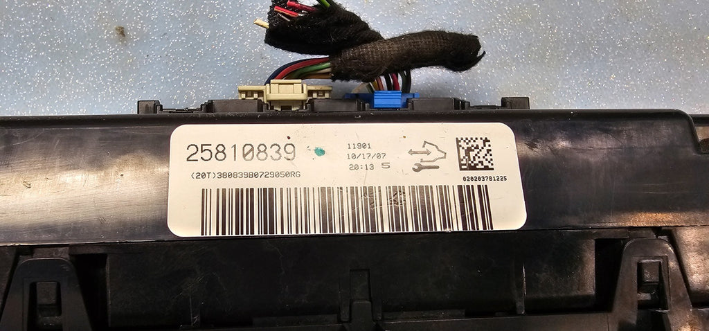 🔥06-11 IMPALA DASH AC HEATER TEMPERATURE CLIMATE CONTROL PANEL AIR CONDITIONING